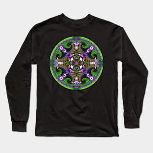 Mandala Magic- Purplicious Long Sleeve T-Shirt